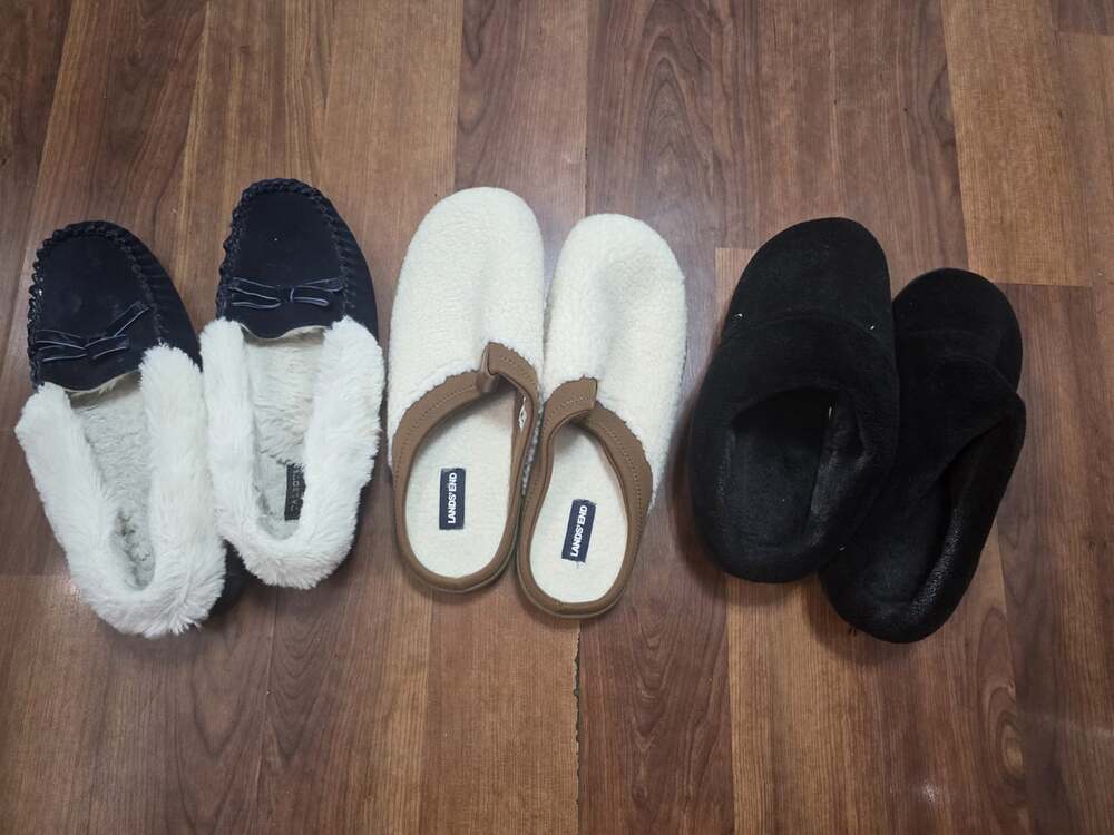 Set 3 Mix Brand Us Sz 10 Women’s House Slippers Shoes Moccasin Talbots,Landsend